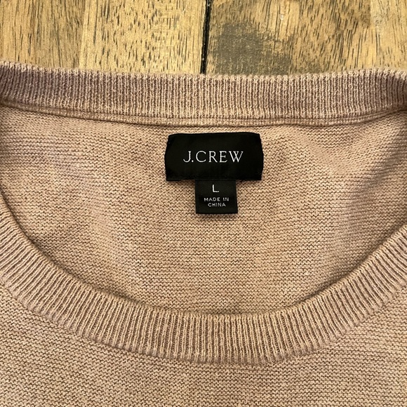 J. Crew Men's Beige Crewneck Sweater - Picture 5 of 8